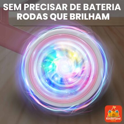 Bicicleta de Equilíbrio Infantil 1 a 2 Anos | Rodas que Acendem | Brinquedo Educativo para Bebê | Presente Divertido para Meninos e Meninas | Bicicleta Sem Pedal - brinquedo infantil da Kinderland Brinquedos