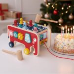 Carrinho de Madeira Montessori Pomar e Fazendinha: Brinquedo Educativo de Encaixe com Cenouras, Frutas e Pesca Magnética, Presente Menino e Menina 1 a 4 Anos, Brinquedo Infantil Pedagógico - brinquedo infantil da Kinderland Brinquedos