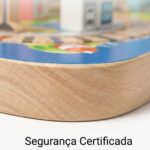 Quebra Cabeça de Madeira Montessori Números e Matemática – Brinquedo Educativo 2 a 5 Anos, Presente Menina e Menino, Jogo Pedagógico Didático Premium Tamanho 18x18cm - brinquedo infantil da Kinderland Brinquedos