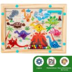 Pista de Lançamento Rinoceronte com Carrinho – Brinquedo de Aventura Dobrável 2 em 1, Pista Portátil com Lançador, Presente Menina e Menino 3 a 7 Anos, Estilo Maleta com Pista Integrada - brinquedo infantil da Kinderland Brinquedos