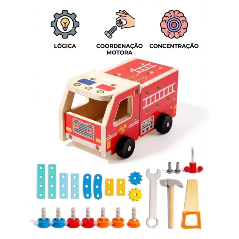   Brinquedo Educativo Menina Blocos de Montar 67 Peças Maleta Infantil com Pista de Bolinha Montessori Presente Criativo 3 Anos Meninas e Meninos Jardim com Cavalo de Brinquedo Rosa - brinquedo infantil da Kinderland Brinquedos