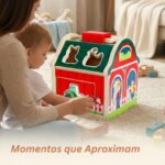 Quebra Cabe?a de Madeira Montessori Alfabeto e Cores – Brinquedo Educativo 2 a 5 Anos, Presente Menina e Menino, Jogo Pedag?gico Did?tico Premium Tamanho 18x18cm - brinquedo infantil da Kinderland Brinquedos