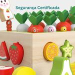 Maleta de Ferramentas de Madeira Infantil Montessori – Bancada de Ferramentas Brinquedo Educativo 3 Anos, Kit Engenheiro Presente Menino e Menina Coordena??o Motora e L?gica - brinquedo infantil da Kinderland Brinquedos