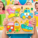 Carrinho de Polícia Brinquedo Educativo 3 Anos Menino Menina Garagem 2 em 1 com Mini Carros e Helicóptero Presente Dia das Crianças Pista Lançador Didático Montessori Transformável - brinquedo infantil da Kinderland Brinquedos