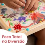 Pista de Lançamento Rinoceronte com Carrinho – Brinquedo de Aventura Dobrável 2 em 1, Pista Portátil com Lançador, Presente Menina e Menino 3 a 7 Anos, Estilo Maleta com Pista Integrada - brinquedo infantil da Kinderland Brinquedos