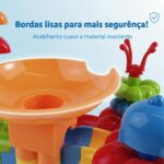 Caminhão Caçamba Basculante Infantil – Brinquedo de Construção com Fricção em Plástico ABS Resistente, Presente Menino e Menina 2 a 5 Anos, Carrinho Didático para Areia e Brinquedoteca - brinquedo infantil da Kinderland Brinquedos