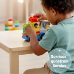 Blocos de Montar Infantil 6 em 1 Brinquedos Educativos 3 Anos em Diante Carrinho de Construção Montessori Quebra Cabeça Menino Menina Presente Criativo 38 Peças Didático Multicolorido - brinquedo infantil da Kinderland Brinquedos