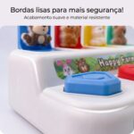   Brinquedo Educativo 1 Ano Bebe Montessori Pop-up Menino Menina Coordenação Motora Animal World Presente Dia das Crianças Causa e Efeito Quebra Cabeça Infantil Primeiros Passos - brinquedo infantil da Kinderland Brinquedos