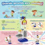 Kit Limpeza Infantil Brinquedo Educativo Montessori 9 Peças Vassoura e Mop Kit Menina e Menino Educacional Azul Brinquedo Infantil para 2 Anos Presente Dia das Crianças - brinquedo infantil da Kinderland Brinquedos
