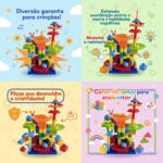 Caminhão Caçamba Basculante Infantil – Brinquedo de Construção com Fricção em Plástico ABS Resistente, Presente Menino e Menina 2 a 5 Anos, Carrinho Didático para Areia e Brinquedoteca - brinquedo infantil da Kinderland Brinquedos