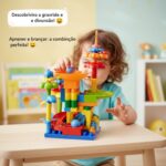 Caminhão Caçamba Basculante Infantil – Brinquedo de Construção com Fricção em Plástico ABS Resistente, Presente Menino e Menina 2 a 5 Anos, Carrinho Didático para Areia e Brinquedoteca - brinquedo infantil da Kinderland Brinquedos