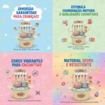 Caminhão Caçamba Basculante Infantil – Brinquedo de Construção com Fricção em Plástico ABS Resistente, Presente Menino e Menina 2 a 5 Anos, Carrinho Didático para Areia e Brinquedoteca - brinquedo infantil da Kinderland Brinquedos