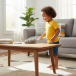 Kit Limpeza Infantil Brinquedo Educativo Montessori 9 Peças Vassoura e Mop Kit Menina e Menino Educacional Azul Brinquedo Infantil para 2 Anos Presente Dia das Crianças - brinquedo infantil da Kinderland Brinquedos