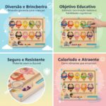 Caminhão de Bombeiro Infantil – Brinquedo de Resgate com Fricção em Plástico ABS Resistente, Presente Menino e Menina 2 a 5 Anos, Carrinho Didático com Escada Móvel - brinquedo infantil da Kinderland Brinquedos