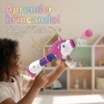 Maleta 4 em 1 Infantil Rosa Mochila Escolar Brinquedo Menina de Maquiagem Cozinha e Casinha de Boneca Presente Educativo 3 a 7 Anos Kit Completo com Acessórios - brinquedo infantil da Kinderland Brinquedos