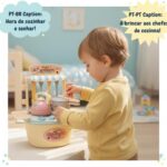 Caminhão Caçamba Basculante Infantil – Brinquedo de Construção com Fricção em Plástico ABS Resistente, Presente Menino e Menina 2 a 5 Anos, Carrinho Didático para Areia e Brinquedoteca - brinquedo infantil da Kinderland Brinquedos