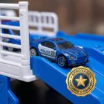 Caminhão de Construção Infantil – Brinquedo de Empurrar e Fricção em Plástico ABS Resistente, Presente Menino e Menina 2 a 5 Anos, Carrinho Didático para Brinquedoteca e Areia - brinquedo infantil da Kinderland Brinquedos