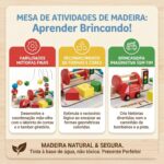 Pista de Corrida de Madeira Safári Ramp Racer, Brinquedo Educativo 1 Ano, 2 Anos e 3 Anos Menina e Menino Montessori de Madeira, Presente Infantil Coordenação Motora e Ação Safári - brinquedo infantil da Kinderland Brinquedos