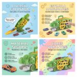 Pista de Lançamento Tubarão com Carrinho – Brinquedo de Aventura Dobrável 2 em 1, Pista Portátil com Lançador, Presente Menina e Menino 3 a 7 Anos, Estilo Maleta com Pista Integrada - brinquedo infantil da Kinderland Brinquedos