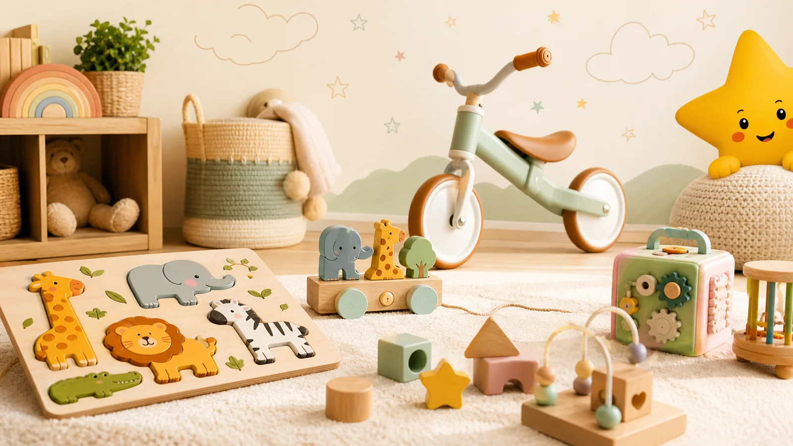 Melhores brinquedos educativos para bebê de 1 ano com fotos