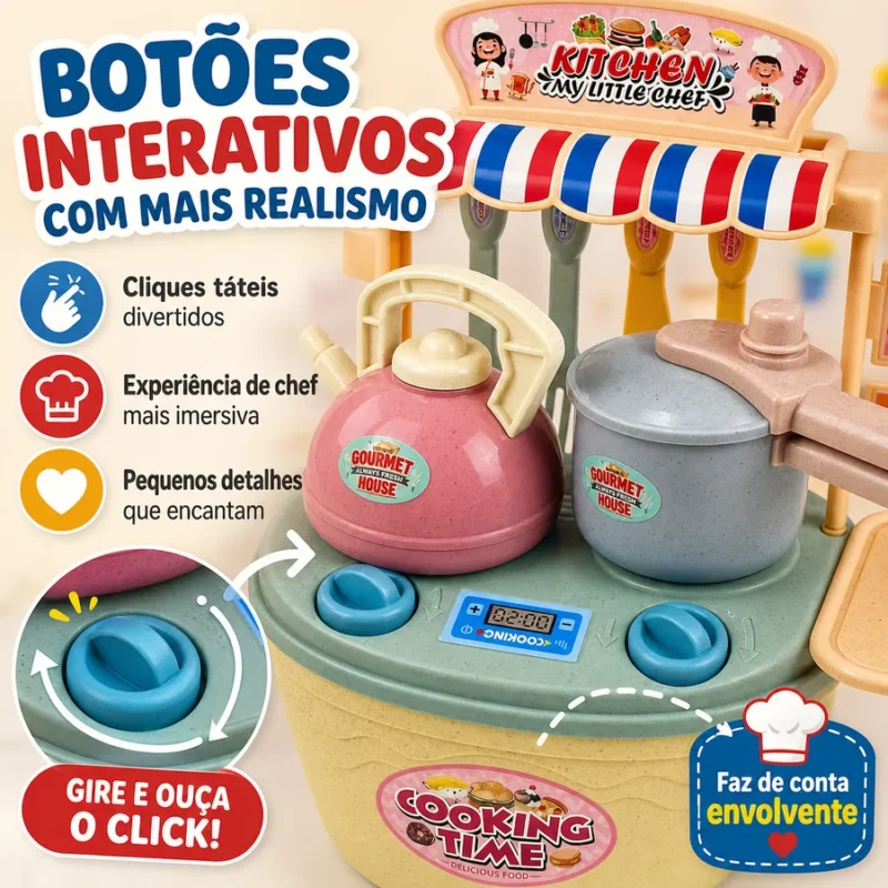 Produto Kinderland kl 116 cozinha infantil mini fogao