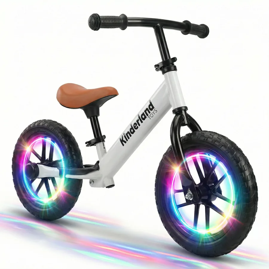 bicicleta de equilíbrio infantil com LED - melhor para movimento com encanto