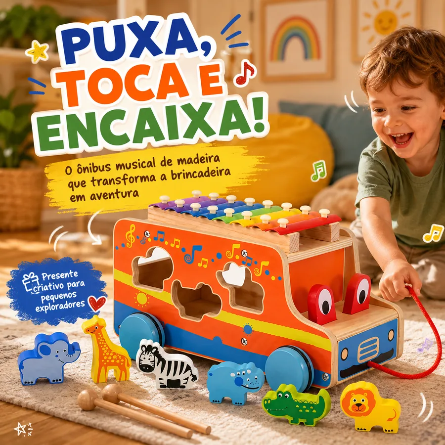 ônibus de madeira 3 em 1 - melhor ônibus 3 em 1
