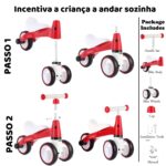 Bicicleta de Equilíbrio Bebê 12 Meses - brinquedo infantil Kinderland Toys
