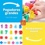 Quebra Cabeça Infantil Montessoriana de Números - brinquedo infantil Kinderland Toys