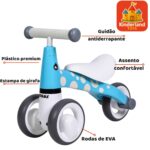 Bicicleta de Equilíbrio Bebê 12 Meses - brinquedo infantil Kinderland Toys