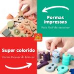 Quebra Cabeça Infantil Montessoriana de Números - brinquedo infantil Kinderland Toys