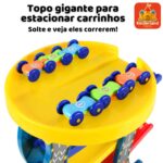 Pista de Carrinho Educativa Infantil com - brinquedo infantil Kinderland Toys