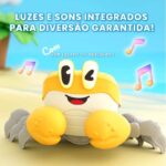 Musical Infantil Caranguejo Engatinhante Interativ - brinquedo infantil Kinderland Toys