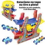 Pista de Carrinho Educativa Infantil com - brinquedo infantil Kinderland Toys