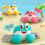 Musical Infantil Caranguejo Engatinhante Interativ - brinquedo infantil Kinderland Toys