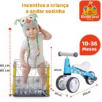 Bicicleta de Equilíbrio Bebê 12 Meses - brinquedo infantil Kinderland Toys