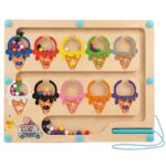 Quebra Cabeça Magnético de Madeira Brinquedos Educativos 2 3 4 - brinquedo infantil Kinderland Toys