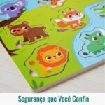 Quebra Cabeça Infantil de Madeira Montessori - brinquedo infantil Kinderland Toys