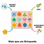 Quebra Cabeça Infantil de Madeira Montessori - brinquedo infantil Kinderland Toys
