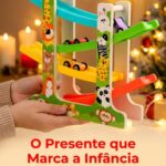 Pista de Corrida de Madeira Safári Ramp Racer - brinquedo infantil Kinderland Toys
