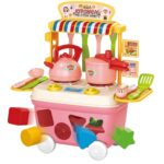 Kit Cozinha Infantil Menina Menino Pequeno Carrinho Brinquedo Educativo de - brinquedo infantil Kinderland Toys