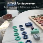 Quebra-Cabeça Montessori de Números em Madeira - brinquedo infantil Kinderland Toys