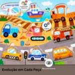 Quebra Cabeça Infantil de Madeira Brinquedo Educativo 1 2 3 - brinquedo infantil Kinderland Toys