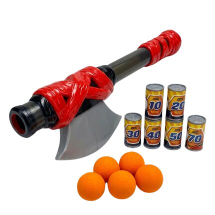 Machado Lançador Power Popper de Pressão de Ar com Bolinhas - brinquedo infantil Kinderland Toys