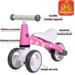 Bicicleta de Equilíbrio Bebê 12 Meses - brinquedo infantil Kinderland Toys
