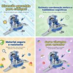 Maleta Policial 2 em 1 Posto de Polícia com Carrinhos - brinquedo infantil Kinderland Toys