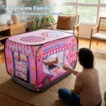 Barraca Infantil Caminhão de Sorvete Rosa Pop-up Portátil - brinquedo infantil Kinderland Toys