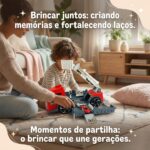   Caminhão de Bombeiro Infantil 2 em 1 Playset Garagem - brinquedo infantil Kinderland Toys