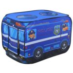 Barraca Infantil Cabana Casinha de Polícia Azul Portátil Pop-up - brinquedo infantil Kinderland Toys