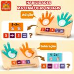 Brinquedo Educativo de Matemática para Crianças 2 a 7 Anos - brinquedo infantil Kinderland Toys